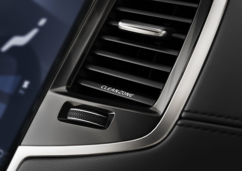 Hệ thống lọc không khí Clean Zone trên xe Volvo