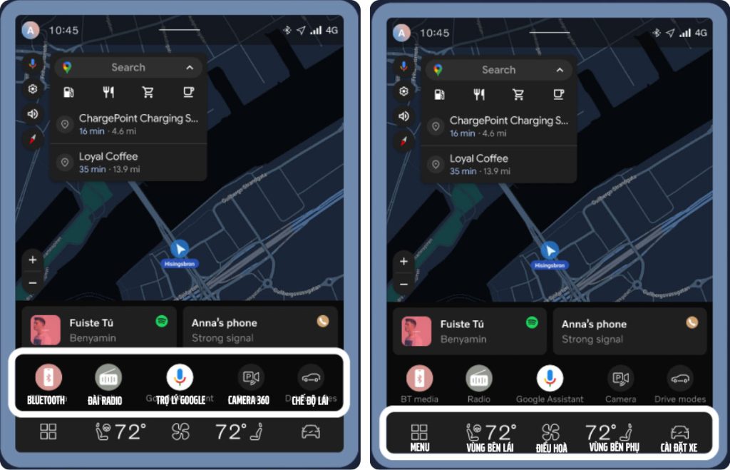 Giao diện Google Map mới